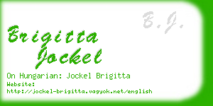 brigitta jockel business card